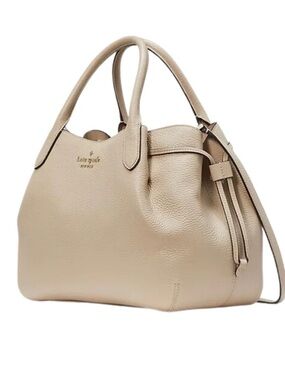kate spade dumpling Pebbled Leather Satchel with Strap